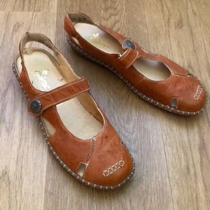 Rieker Antistress Comfort Brown Leather Size EU 40/US 9.5